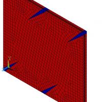 ANSYS FE model of the RVE of the 090 NCF dual layer_Geometry of the RVE has been created using the WiseTex code.jpg